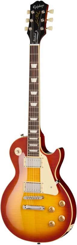 Epiphone Les Paul Standard 50s Washed Cherry Sunburst - Single-cut elektrische gitaar — thumbnail 1