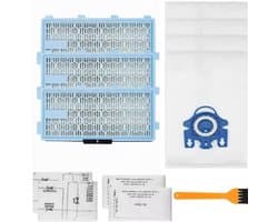 Geschikt voor Miele C2 C3 S5 S8 SF-HA 50-serie stofzuigers HEPA-filter 3D Airclean GN stofzak motorbeschermingsfilter
