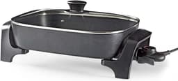 Florixa® Partypan -Airfryer -Hapjespan - makkelijke schoon te maken - Diameter 32 cm - Zwart- 50cm x 23cm x 31cm — thumbnail 1
