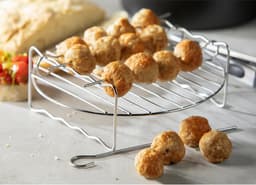 DOMO 168 Accessoires Airfryer – 12-delig – Geschikt voor (X)XL Airfryers (Ø 20,5 cm) – Heteluchtfriteuse Accessoires Set - PFAS-vrije antiaanbaklaag – Vaatwasmachinebestendig — thumbnail 12