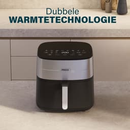 Princess 182280 Digitale Airfryer 8L - Dual heating - Dubbel verwarmingselement - 2000W - PFAS-vrij - XXL Gezinsformaat - Makkelijk schoon te maken — thumbnail 8