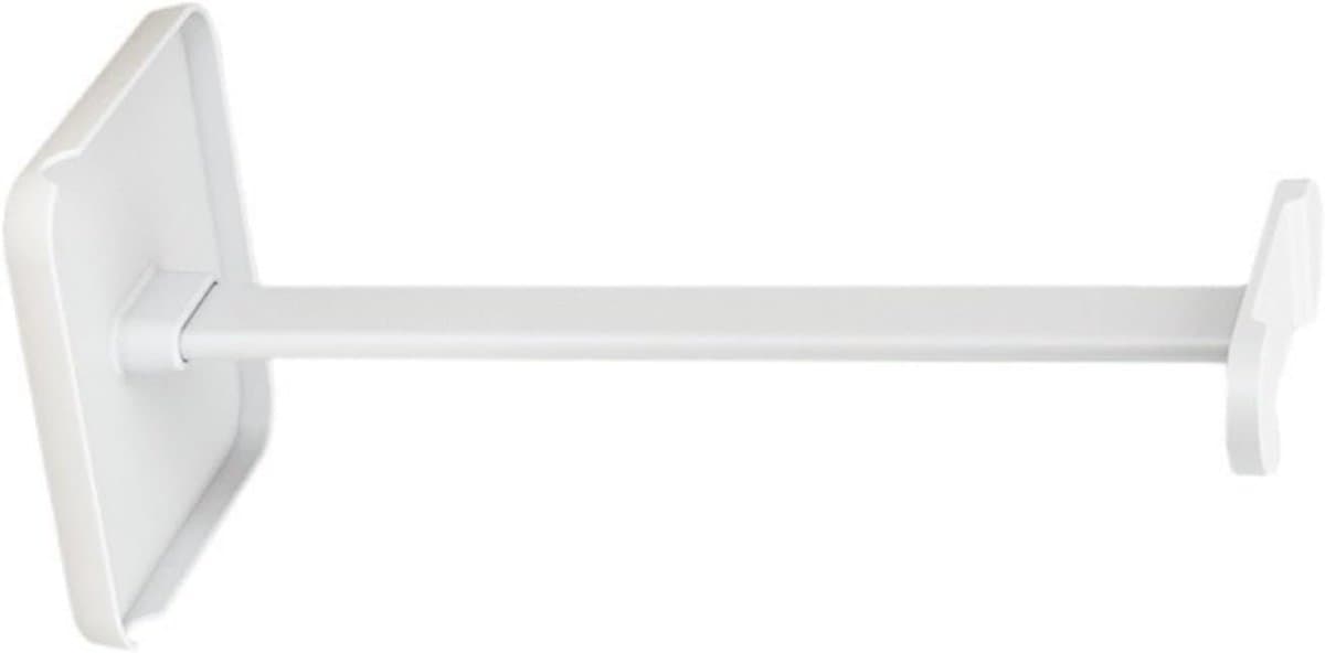 Moderne Headset Houder - Opbergrek Basis - Efficiënte Organisatie - Met Smartphone Slot - 103 x 103 x 238mm - Zwart — afbeelding 1
