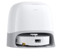 Robotstofzuiger en dweilrobot - ROBOROCK - Qrevo Curv 2 FlowX - 20.000 Pa zuigkracht - Multifunctioneel laadstation - 220 tpm - Wit