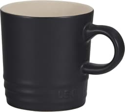 Espressomok Aardewerk - Koffiemok Kopje - Warme Dranken - Oven Magnetron Vaatwasserbestendig - 100 ml - Mat Zwart — thumbnail 1