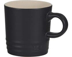 Espressomok Aardewerk - Koffiemok Kopje - Warme Dranken - Oven Magnetron Vaatwasserbestendig - 100 ml - Mat Zwart