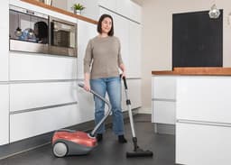 Krachtige Stofzuiger - Huishoudelijke Reiniger - Efficiënt Schoonmaken - Grote Capaciteit Zakken - 43 Liter Inhoud - Rood — thumbnail 5