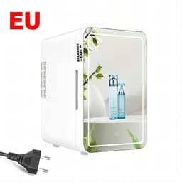 AURORAS - Mini Koelkast 4L – Stil (28Db) - Draagbare Koeler voor Auto & Thuis – Cosmetica & Drank – Met Spiegel — thumbnail 3