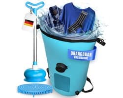 SCH® Mini Wasmachine - Wasmachine - Blauw - ‎15cm x 30cm x 30cm