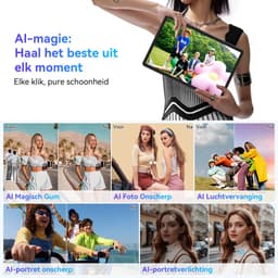 TABWEE Tablet - W90 Tablet - 8000 mAh - 11 Inch - 24GB RAM - 256GB ROM - met over-Ear hoofdtelefoon - Android 16 - WiFi 6 - Dubbele Simkaart - NETFLIX - Grijs — thumbnail 5