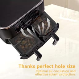 2 stuks Spatbeschermer voor airfryer - herbruikbare accessoires - geschikt voor Ninja AF300 airfryer — thumbnail 3