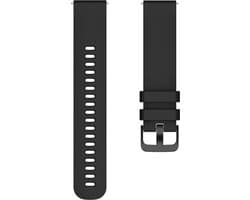 Go Go Gadget - Smartwatch bandje - Geschikt voor Garmin Venu, Vivomove, Vivoactive en Forerunner modellen - 42mm - Siliconen bandje - Zwart