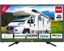 Betaalbare 22 inch (56 cm) Televisie met Triple Tuner en 12V Aansluiting