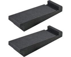 Monitor Isolatie Pads voor Studio Luidsprekers - Set van 2 - Verbetering Geluid Kwaliteit - Geschikt voor 3 "-10" Luidsprekers - Akoestisch Schuim - Desktop Stands