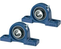 UCP 204 Lagerhuis | 2 gemonteerde lagers | Geschikt voor 3D-printers