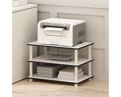 3-Laags Multifunctioneel Printerrek met Opslag - Toolless Montage