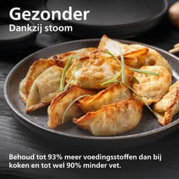 Philips Airfryer Single Basket 5000-serie met Stoomfunctie – NA541/00 – SteamClean - SteamFry – 7,2L – Tot 6 personen — thumbnail 9