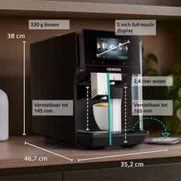 Siemens EQ700 iAroma TP723E09 - Volautomatische espressomachine - Piano zwart — thumbnail 5