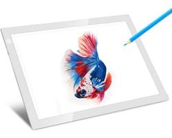 Draagbaar A4 LED Lichtpaneel voor Tekenen en Tracen - Dimbare USB Verlichting