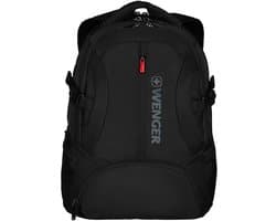 WENGER Laptop rugzak Rugzak met laptopvak Transit 16'' Deluxe Computer Backpack 27L Black Zwart
