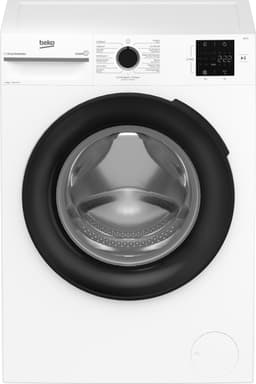 Beko b100 BM1WFU3842W wasmachine Voorlader 8 kg 1351 RPM Zwart, Wit — thumbnail 1