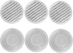 Geschikt voor S6002UK stoomreiniger pads vervanging voor Shark S6002UK S8201UKCP stoomreiniger, herbruikbare stoom- en schrob-alles-in-één reinigingsmop pads, schrobben en ontsmetten roterende power pads — thumbnail 1