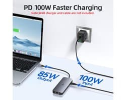 MKSS® Docking Station Laptop 2x HDMI - Splitter Laptop - USB-C - Universeel