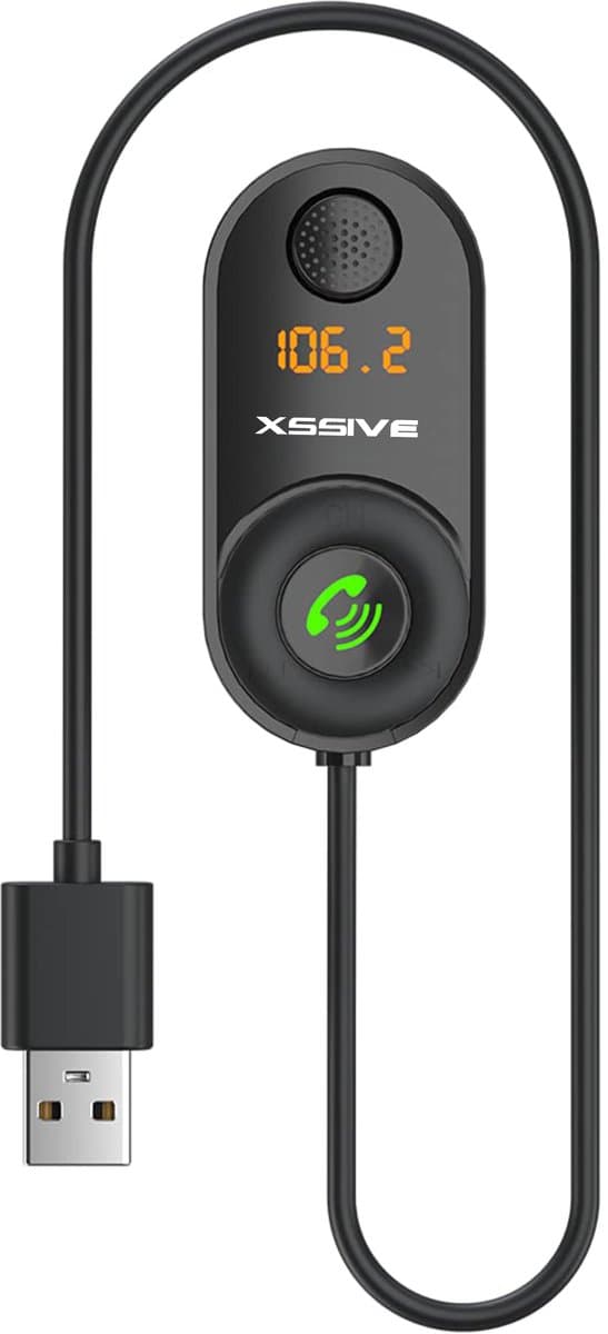 Xssive FM11 Bluetooth FM Transmitter Auto - FM Adapter - Bluetooth Auto Adapter - Muziek Streamen & Handsfree Bellen - Universele Bluetooth Zender Ontvanger — afbeelding 1