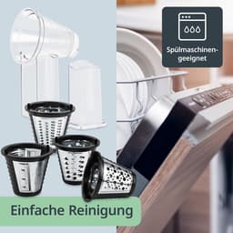 RFWR® Elektrische Keukenrasp met 500 Watt Vermogen - Multi-functie Groente- en Kaasrasp — thumbnail 5