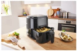 Silvercrest Heteluchtfriteuse XL - Temperatuur: 60 - 200 °C - Inhoud: 1,4 kg - Airfryer - Met extra grote frituurmand - Om te frituren zonder extra olie of vet - Ook voor grillen, bakken en braden — thumbnail 13