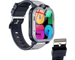 Bosstony Kids Smartwatch- Nauwkeurig GPS - SOS Functie - GPS Horloge Kind - GPS Tracker Kind - Play Store - Android - Kinder Smartwatch - GPS Tracker Kind