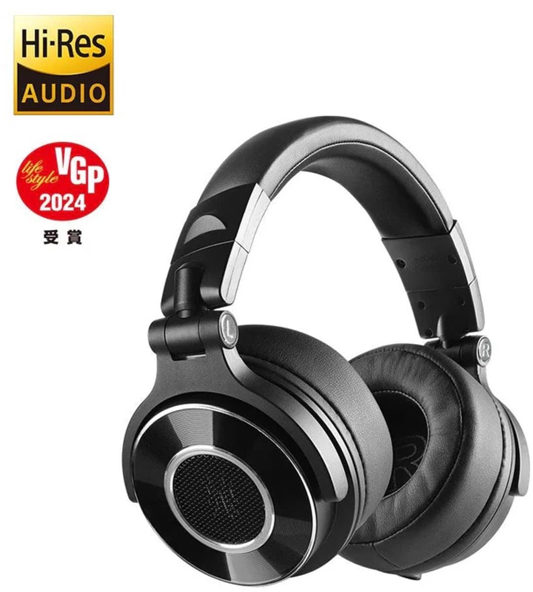 OneOdio Monitor 60 Zwart – DJ Koptelefoon – Over-Ear – Bedraad – 50 mm Neodymium Drivers — afbeelding 1