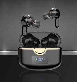 Draadloze Bluetooth 5.0-hoofdtelefoon met dubbele dynamische luidsprekers — thumbnail 5