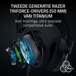 Razer BlackShark V3 - Draadloze Gaming Headset - 7.1 Surround - Bluetooth / Dongle - PC - Zwart — thumbnail 3