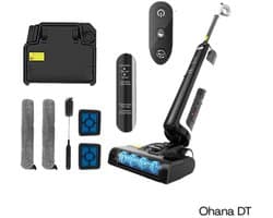 Redkey W12 - Nat Droog Stofzuiger - Draadlozen - Stofzuigen en Dweilen in 1 - Meerdere Type Ondergronden - 150W - Stille Werking