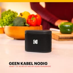 Kodak SoundBrix Bluetooth Speaker – Draadloze Muziek Box – 5W RMS – Zwart — thumbnail 5
