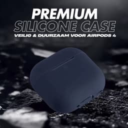 Enluxe Case geschikt voor Airpods 4 – Licht Roze - Premium Siliconen Hoesje, Valbescherming & Spatwaterdicht, Draadloos Opladen Compatibel — thumbnail 3