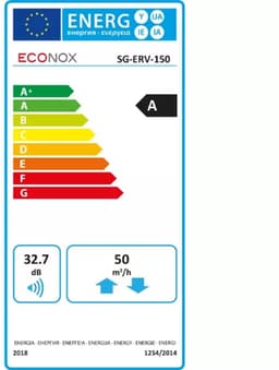 Econox Eco Pair Plus decentrale WTW unit SG-ERV-150 wit — thumbnail 2
