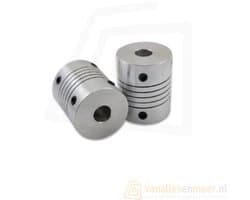 3D-printer stappenmotor flexibele koppeling 5x5x25mm
