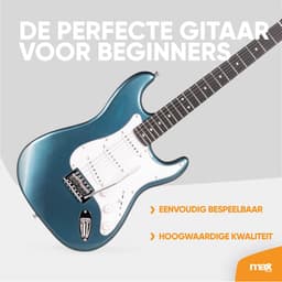 Elektrische gitaar met gitaar versterker - MAX Gigkit - 4/4 - Perfect voor beginners - incl. gitaar stemapparaat, gitaartas en plectrum - Petrol — thumbnail 2