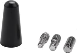 TLVX Zwarte Mini Auto FM Antenne - Antenne voor Auto - Auto AM Antenne – GPS - GSM Signaal - Auto Antenne - Auto Radio - FM Muziek – Radio FM Antenne – Hoge Kwaliteit – 3,1 cm klein – Aluminium – 1 stuks inclusief schroefdraad — thumbnail 5