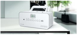 Muse M-28RDW - Draagbare radio/CD-/MP3-speler met USB, wit — thumbnail 2