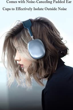 TechU™ Draadloze Bluetooth Koptelefoon – Game Headset – Hoofdtelefoon voor Muziek, Podcast & Gamen – Met Hoofdkussentje – Koraal — thumbnail 4