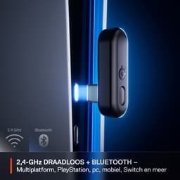 Arctis GameBuds — Actieve Noisecancellation — Mobiele app met audiopresets — 40 uur accuduur met Qi-oplaadcase — PC, Mobile & Playstation — Wit — thumbnail 4