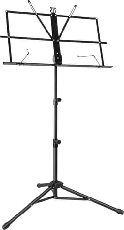 Muziekstandaard Inklapbaar & Verstelbaar - Zwart - 140 cm - Bladmuziek houder - Lessenaar voor Bladmuziek — thumbnail 5
