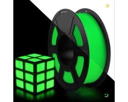 Groen Glow in the Dark PLA Filament - Hoge Lichtintensiteit - 1 kg Spoel