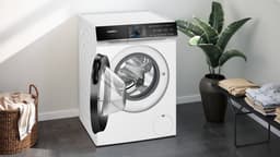 Siemens WG44B21AFG - iQ700 - Wasmachine - Wasmachine met stoom - 9 kg - 1400 rpm - 50% zuiniger dan energielabel A - smartFinish: vermindert kreukels tot 50% - speedPack XL: programma's versnellen - Home Connect - NL/FR Display — thumbnail 8