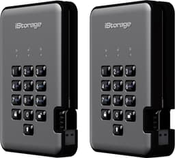 iStorage diskAshur PRO2 - externe harde schijf - 500 GB - Cijfercode - Zwart - Grafiet — thumbnail 2