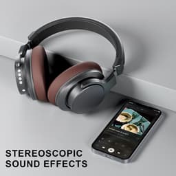 Koptelefoon Bluetooth Wit 237 - Draadloze koptelefoon - Hoofdtelefoon - Draadloze Headset met Microfoon - Met Draad - Koptelefoons - Headphones — thumbnail 5