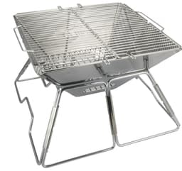 AceCamp BBQ grill opvouwbaar | Large stainless steel  42 x 42 x 27 cm — thumbnail 1