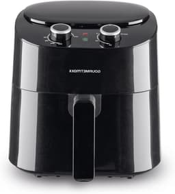 Heteluchtfriteuse - Airfryer Keukenapparaat - Vetarm Koken - 8 Programma's - 45 Liter - Zwart — thumbnail 1